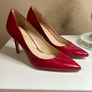 Jessica Simpson Red Patent Heels